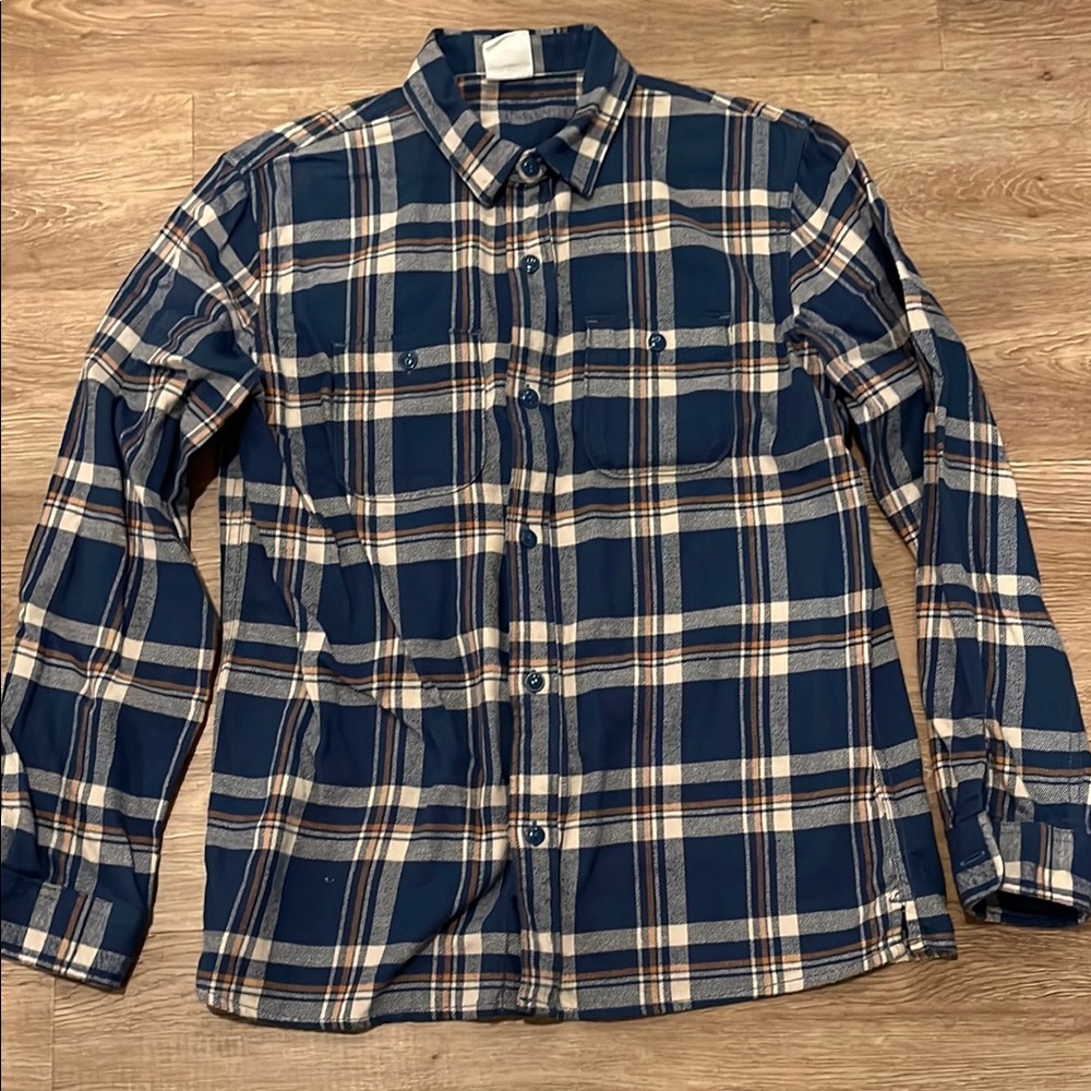 Gap Kids Blue Flannel